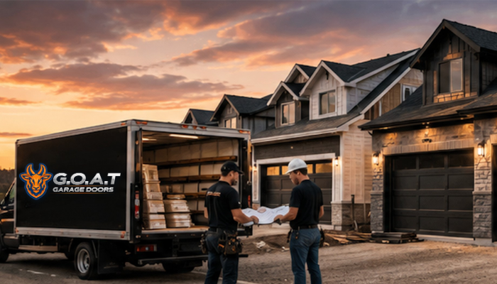 Premier Windows & Exteriors garage door project