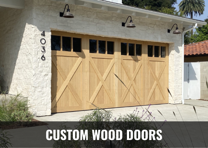 Custom garage door style