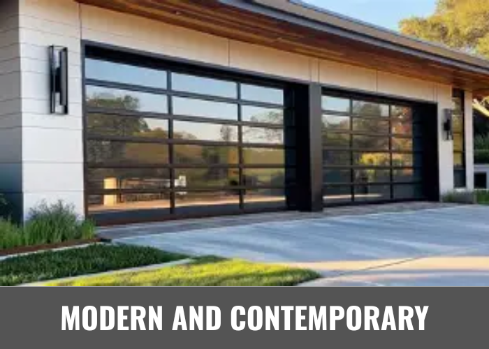 Custom garage door style