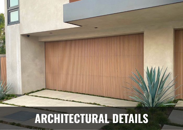 Custom garage door style