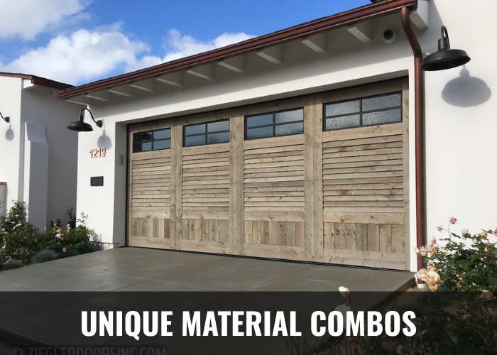 Custom garage door style