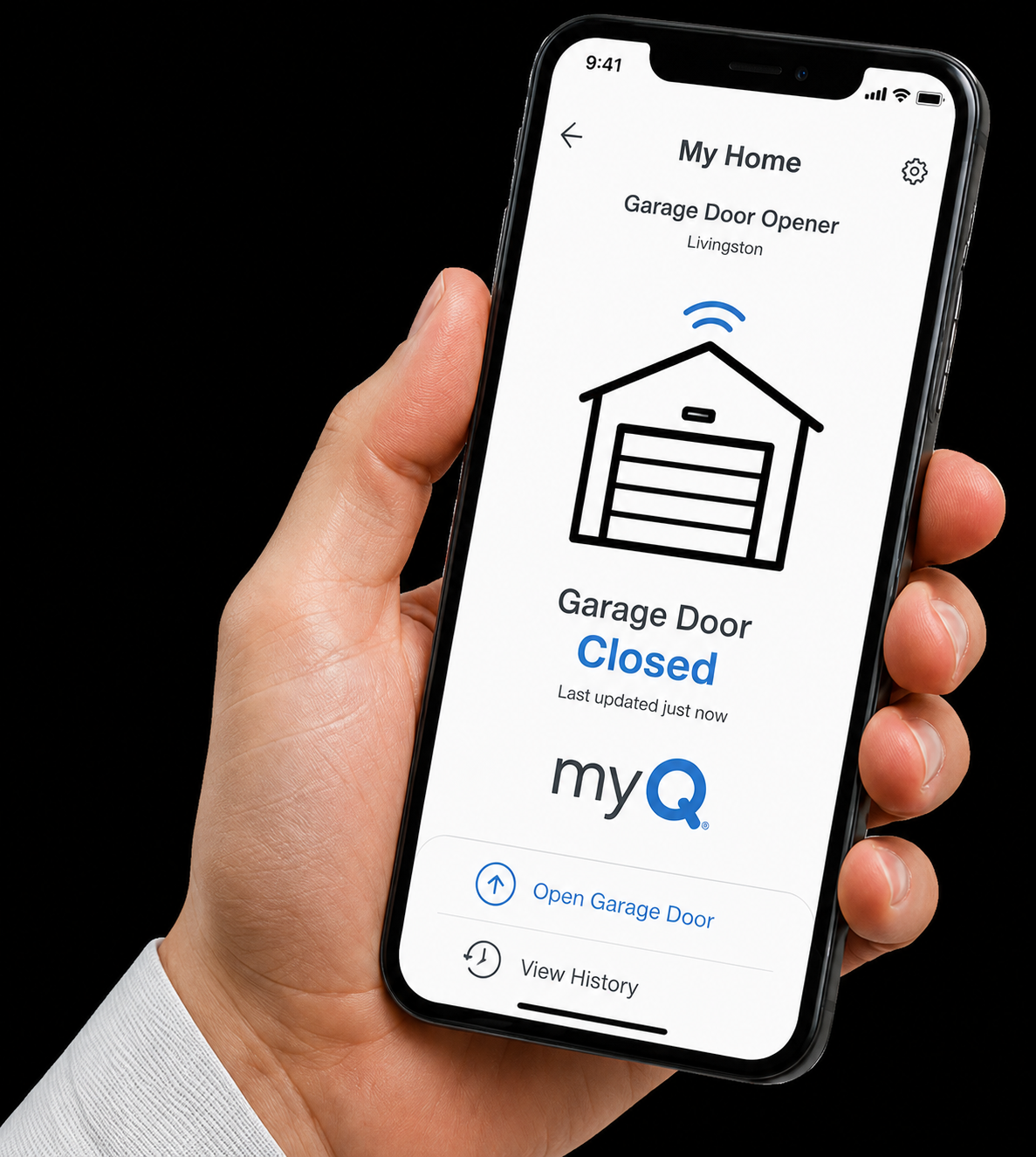 Smart garage door control system