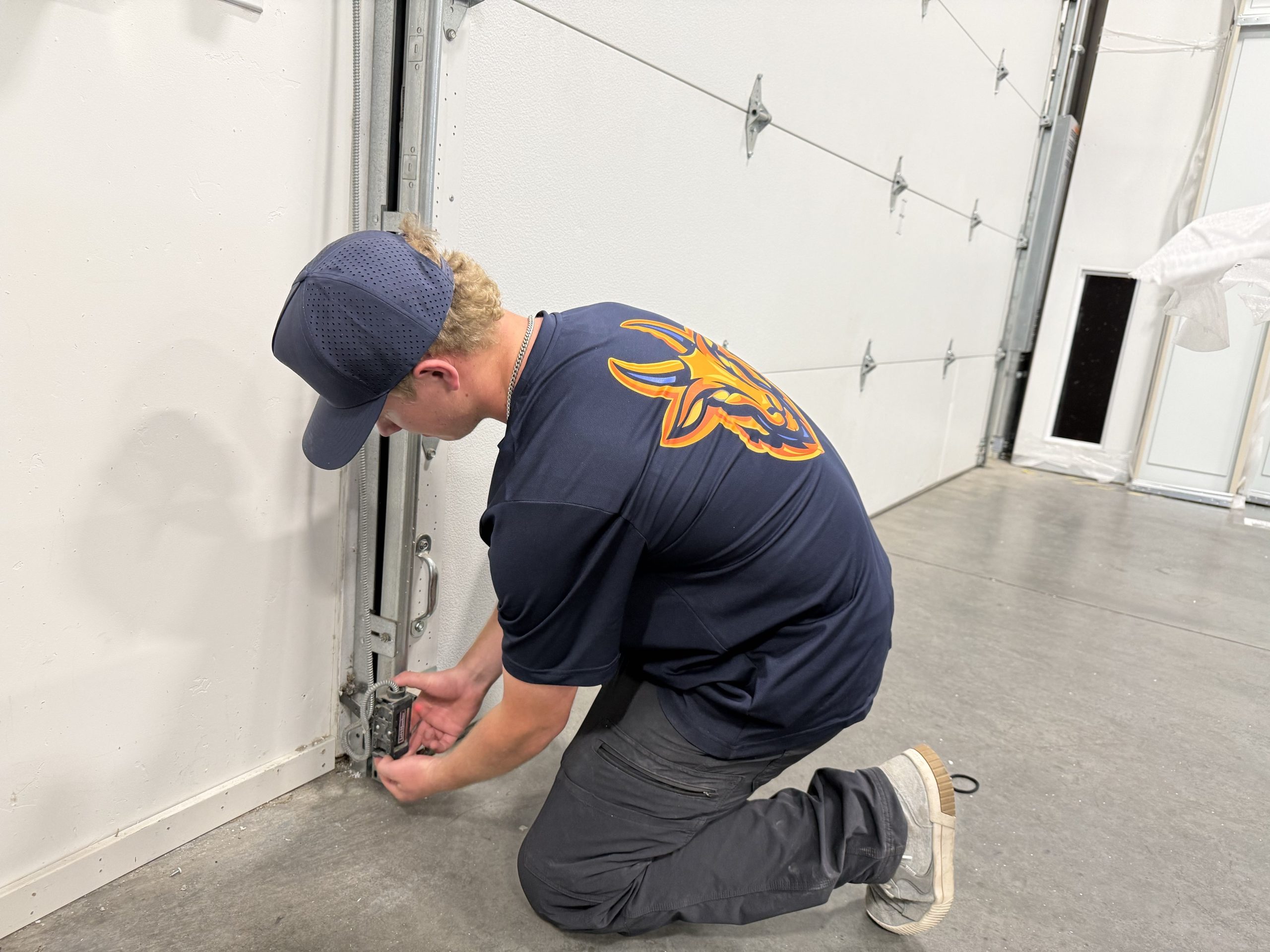Commercial overhead garage door system