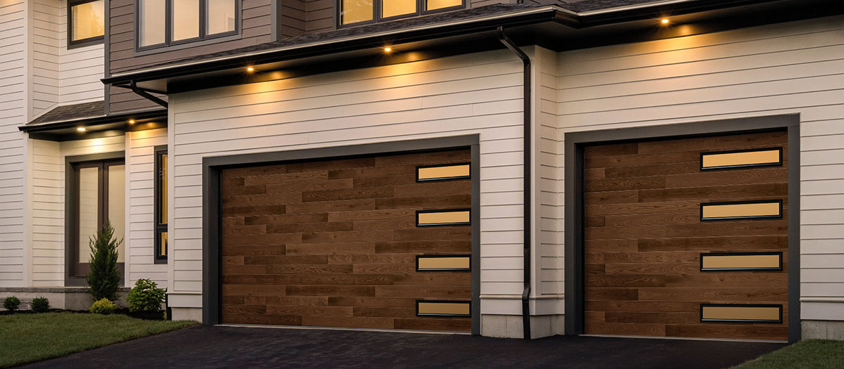 Modern garage door style