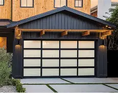 Glass garage door style