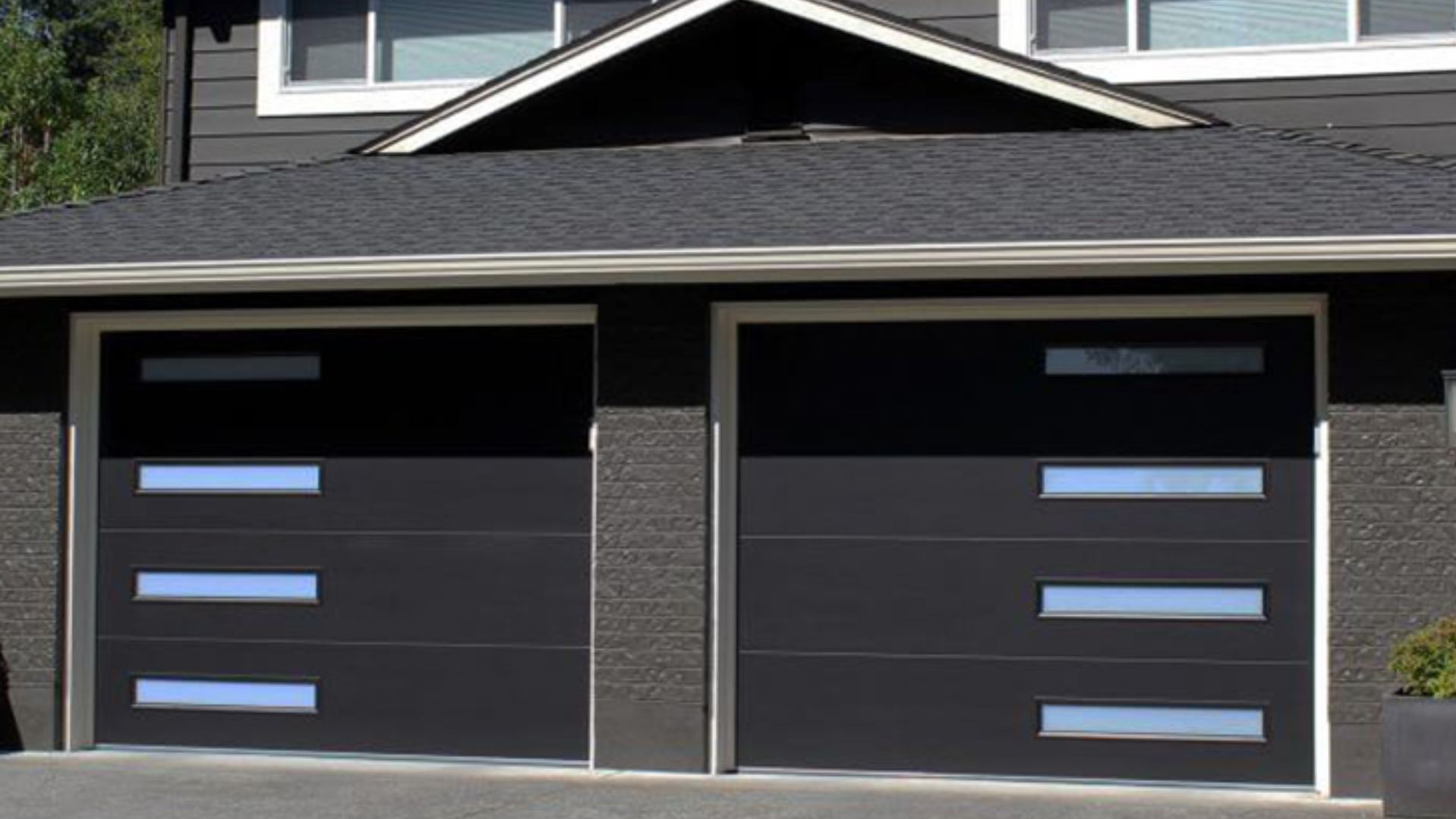 Modern garage door style