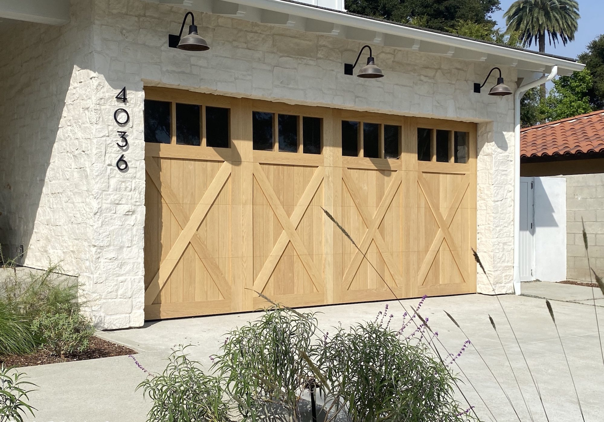Custom Wood garage door