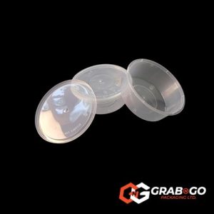 10oz Round Plastic Containers and Lids