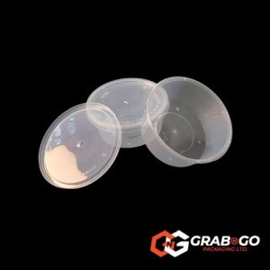 12oz Round Plastic Containers and Lids