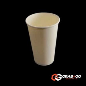 16oz White Single Wall Cups
