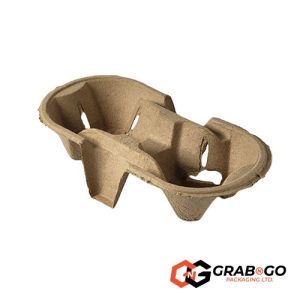 2 Cup Carriers – Moulded Pulp Fibre