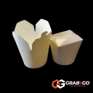 26oz White Noodle Boxes
