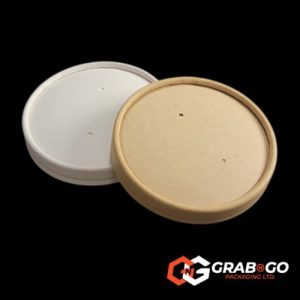 26oz/32oz Soup Cup Kraft Vented Lids