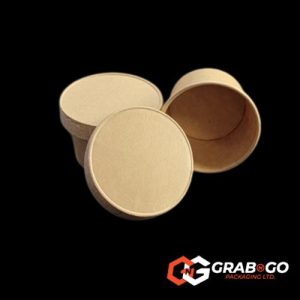 2oz Brown Kraft Sauce Cups & Lids