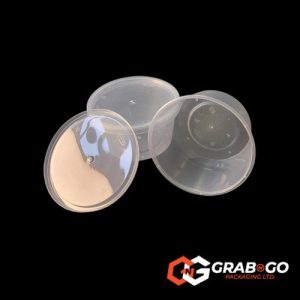 16oz Round Plastic Containers and Lids