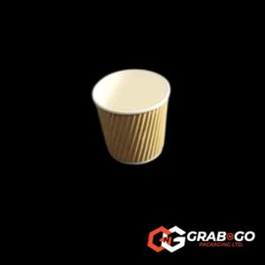 4oz Kraft Ripple Cup