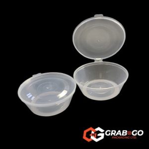 6oz Hinged Sauce Cup & Lid