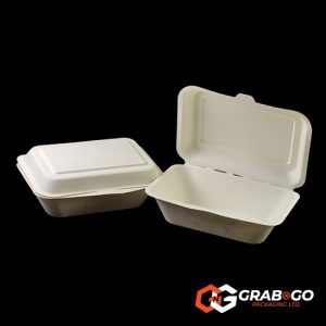 BHB9 - Bagasse Clamshell 7"x 5″