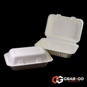 BHB10 - Bagasse Clamshell 9″x 6″