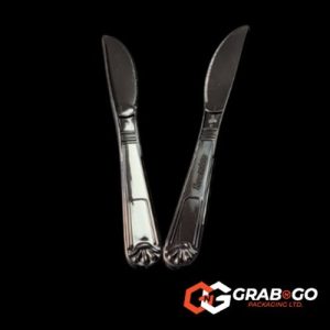 HD Black Reusable Plastic Knife