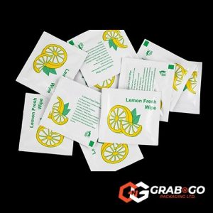 Lemon Scented Wet Wipes (7" x 5")