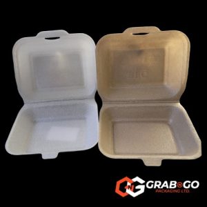MB1 XPP Clamshell 1 Compartment - 10x8 (White)