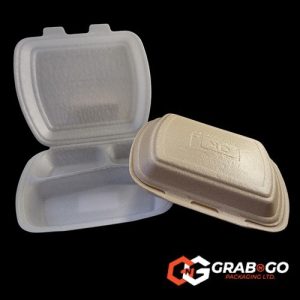 MB3 XPP Clamshell 3Compartment - 10x8 (White)