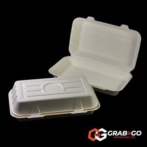 BFC2 Medium Bagasse Fish & Chips Box (10"x 6")