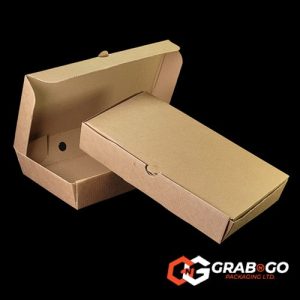 Medium Plain Brown Fish & Chips Box