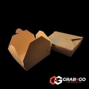 900ml - No.5 Brown Kraft Food Carton