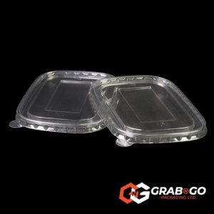 PET Rectangular Lids to fit all sizes (Cold Use)