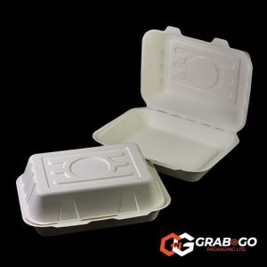 BFC1 Small Bagasse Fish & Chips Box (7.5" x 6")