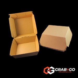 Small Paper Corrugated Burger Box