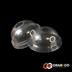 Dome Hole Lid for Smoothie Cup 10/12/16/20oz (rPET)