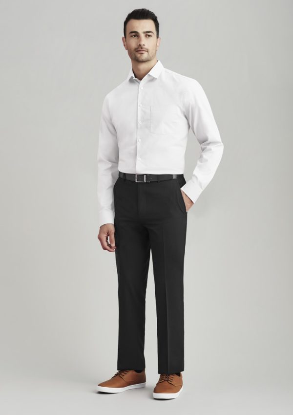 Mens Comfort Wool Stretch Slimline Pant