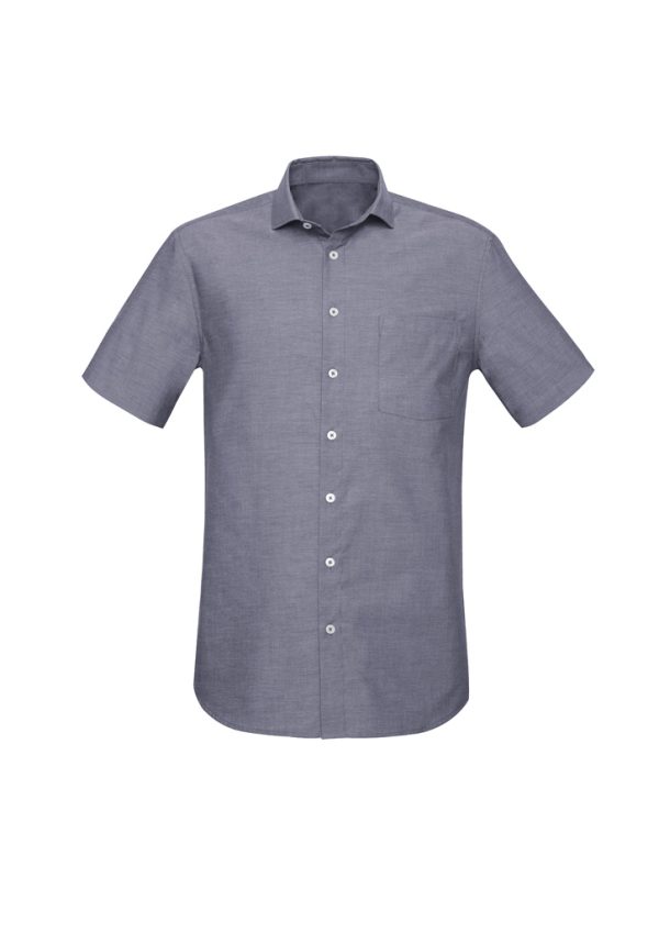 Mens Charlie Classic Fit Short Sleeve Shirt - Image 2