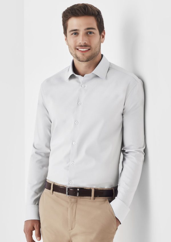 Mens Charlie Slim Fit Long Sleeve Shirt - Image 10